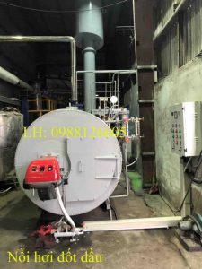 Nồi hơi đốt dầu 1500kg/h Nồi hơi đốt dầu công nghiệp
