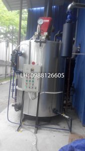 Nồi hơi đốt dầu kiểu đứng 750kg/h Nồi hơi đốt dầu